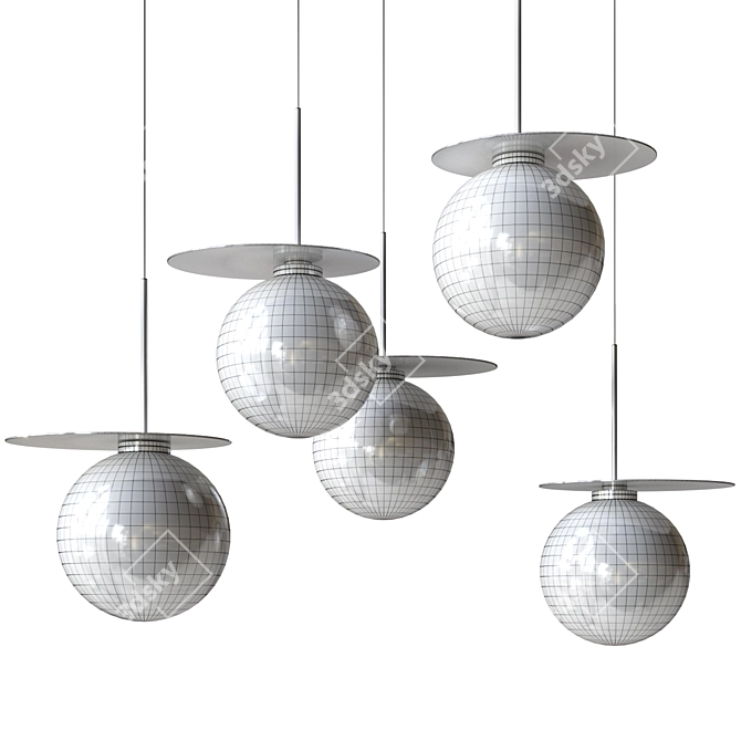 Glamourous Bomma Umbra Pendant Light 3D model image 2