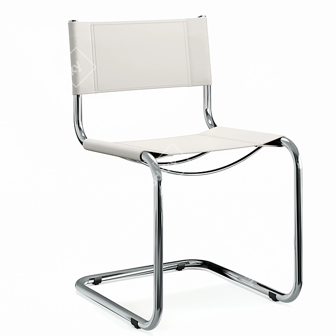 Stylish Bauhaus Stam Chair 3D model image 1