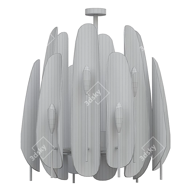 Elegant Max Ingrand Chandelier 3D model image 2