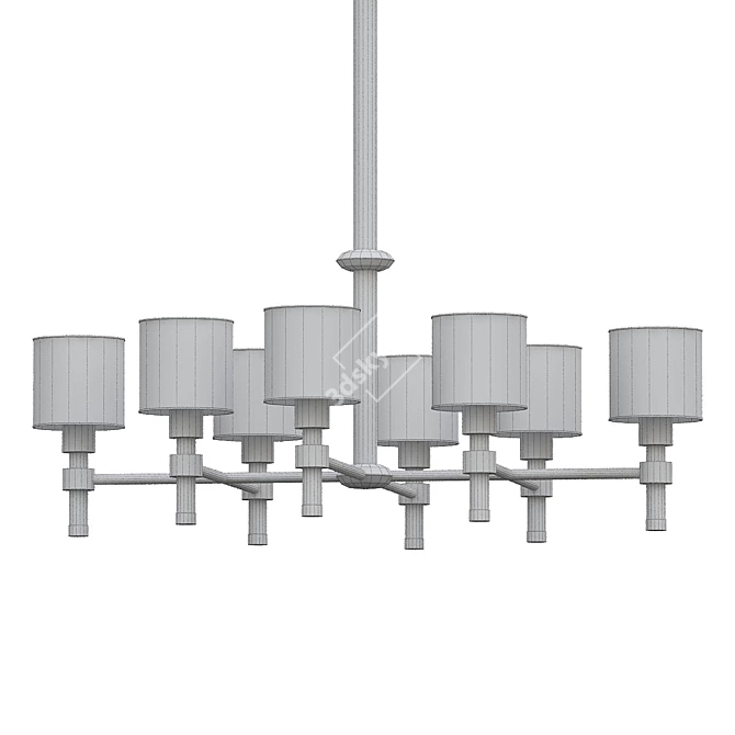  "Elegant Salamanca Pendant Light 3D model image 2