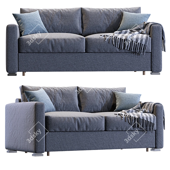 Modern AMSTERDAM Sofa Design 3D model image 1