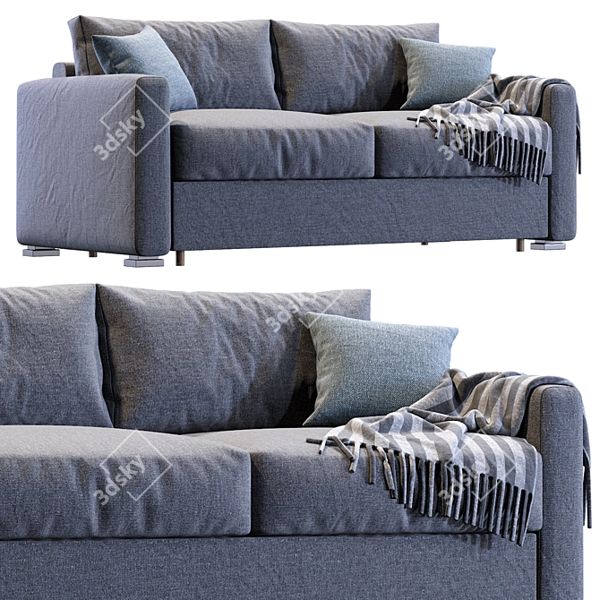 Modern AMSTERDAM Sofa Design 3D model image 3