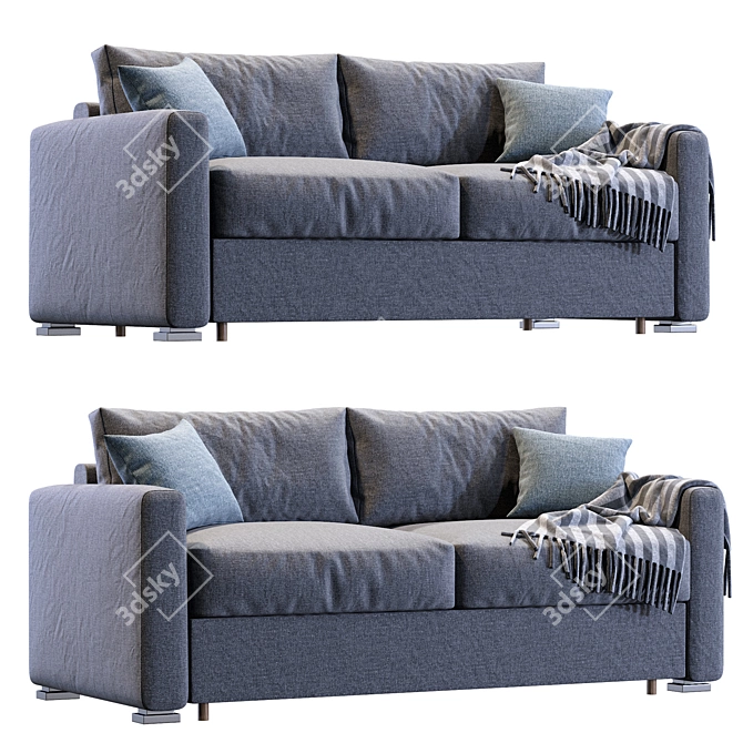 Modern AMSTERDAM Sofa Design 3D model image 4