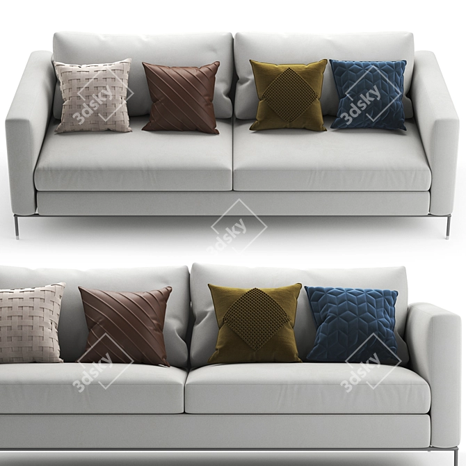 Modern Felis Larson Sofa Design 3D model image 2