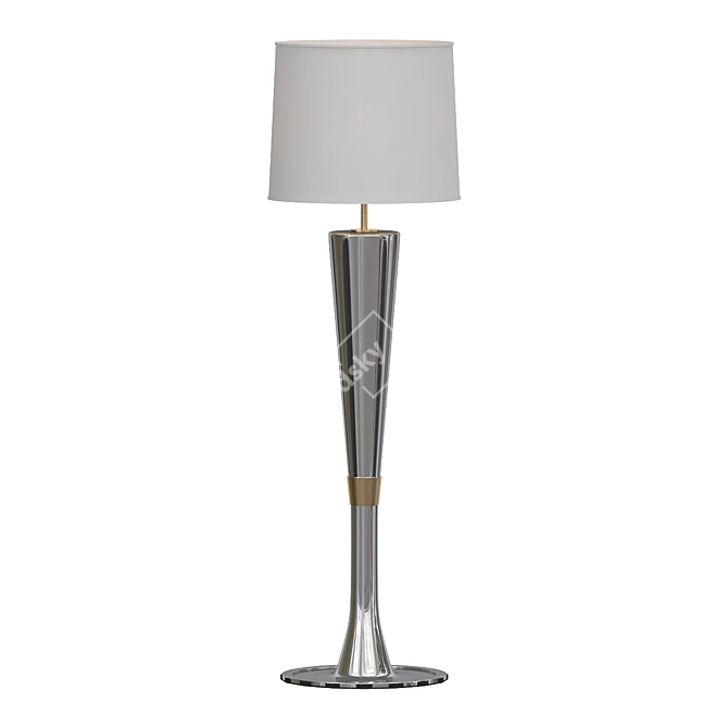 Modern Trumpet Floor Lamp 3D model image 1