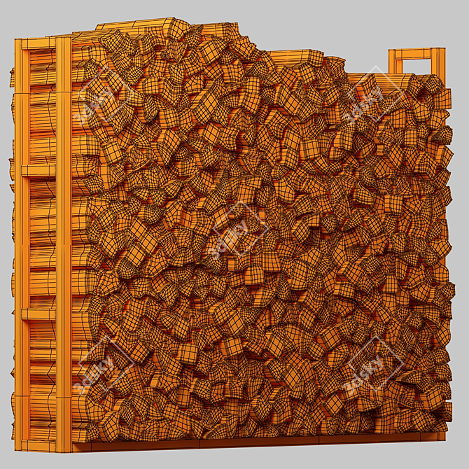  Rustic Firewood Decor Pack 3D model image 7