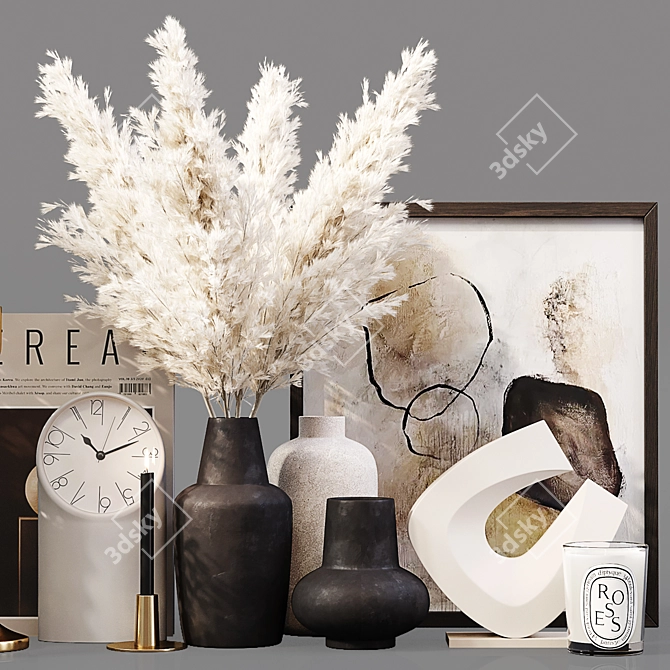 Title: High-Quality Decor Set with Models 3D model image 3