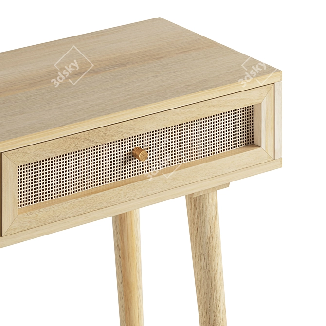 Elegant Serafina Laptop Desk 3D model image 6