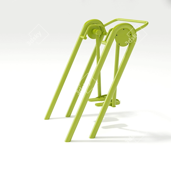 Outdoor Fitness Equipment Set 3D model image 13