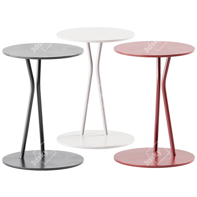 Twig Design Side Table Lediameter 3D model image 1