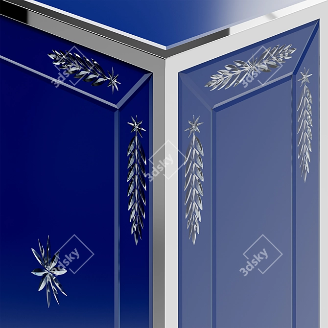 Venetian Akari Cabinet - Elegant Storage Solution 3D model image 4