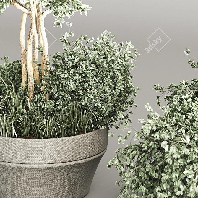 Luxury Indoor 55 Plant Stand 3D model image 3