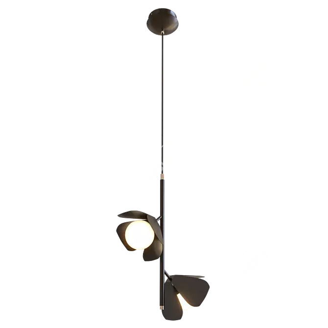  InoDesign Janita Black Pendant 3D model image 1