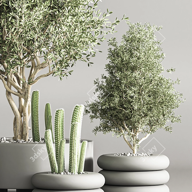 Stylish Indoor Plant Stand 2015 3D model image 3