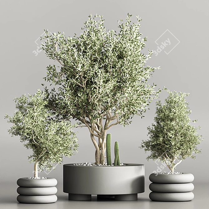 Stylish Indoor Plant Stand 2015 3D model image 4