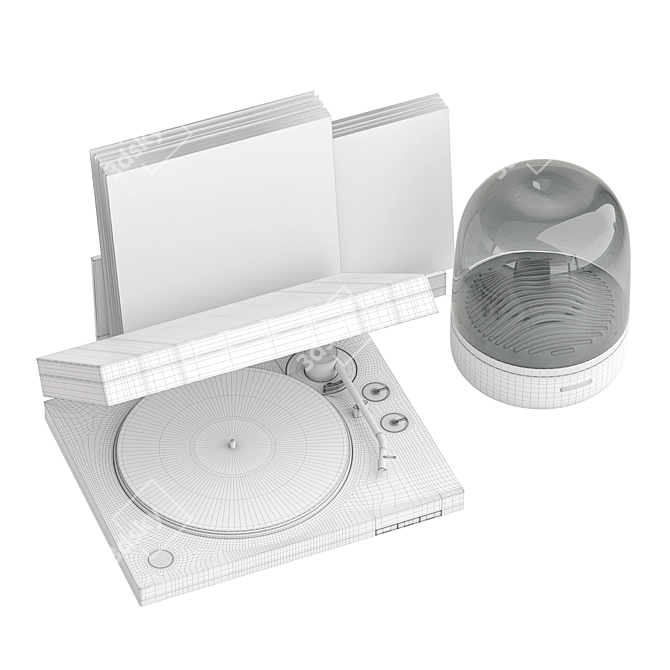 Sony Vinyl Player Package with Wireless Harman/Kardon Audio 3D model image 4