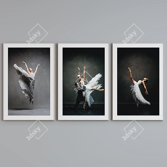 Ballerina Studio Picture Frames 3D model image 2