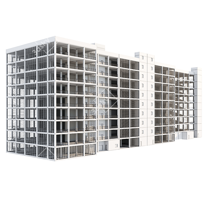 Multi-Level Parking Solution 3D model image 3