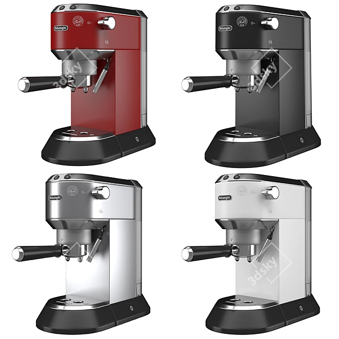 DeLonghi EC685 Espresso Machine 3D model image 1