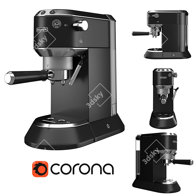 DeLonghi EC685 Espresso Machine 3D model image 9