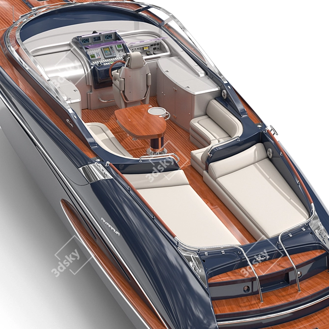 Luxury Riva RIVARAMA Yacht 3D model image 3