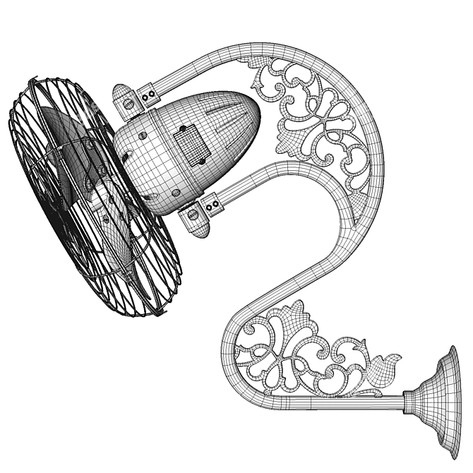 Modern Fan with Versatile Design 3D model image 7