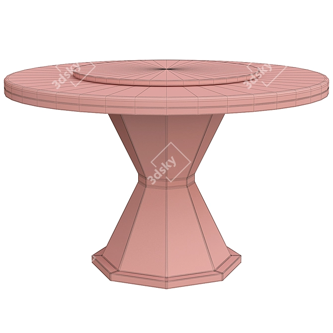 Elegant Marble Coffee Table 3D model image 3