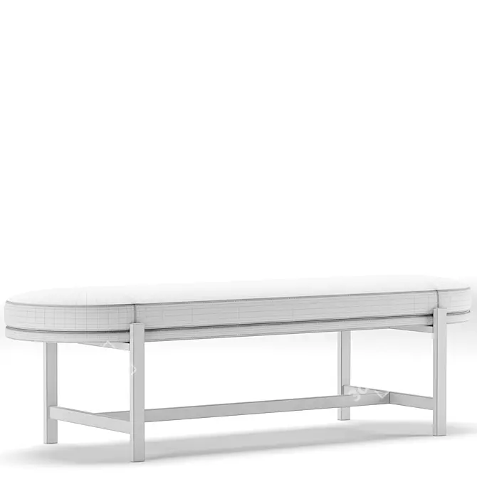 Modern COLBERT Indoor Bench Design 3D model image 3