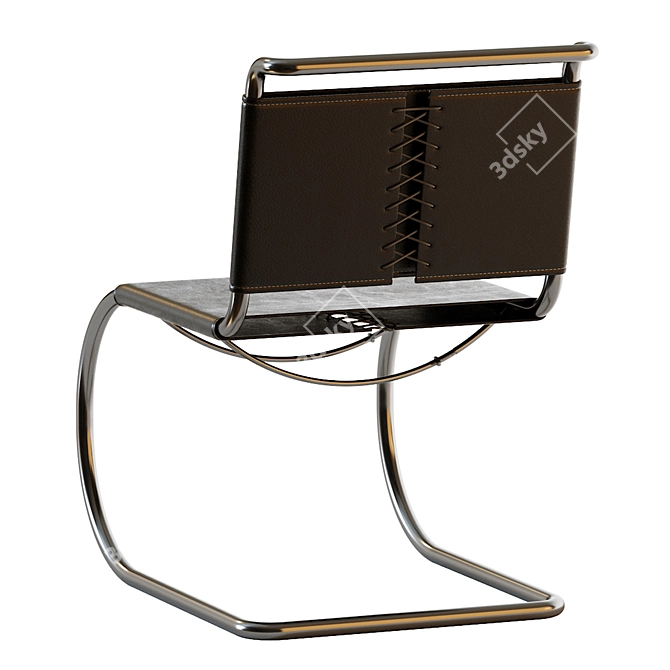 Modern Thonet S553 Chair Design 3D model image 4