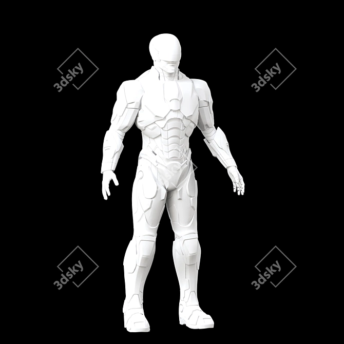 Advanced Robocop Model Kit 3D model image 1