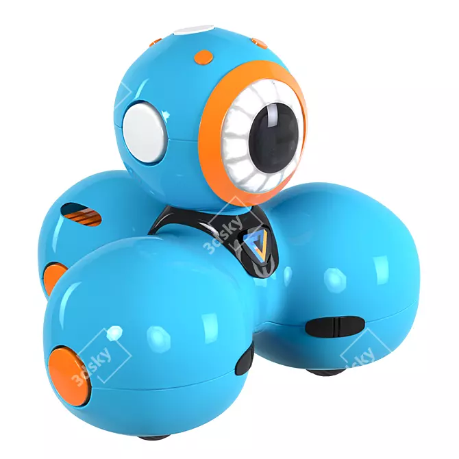 Interactive Dash Coding Robot Toy 3D model image 1