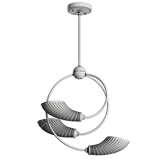 Modern Pendant Light Fixture: Lampatron Ingeliv 3D model image 3