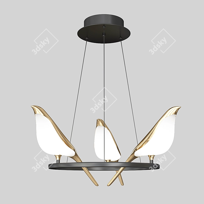 Modern Design Nomi Suspension Lamps 3D model image 1