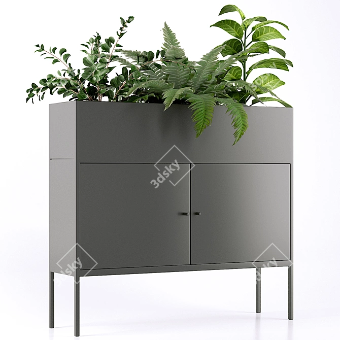 Modern Plant Storage Console | La Redoute 3D model image 3