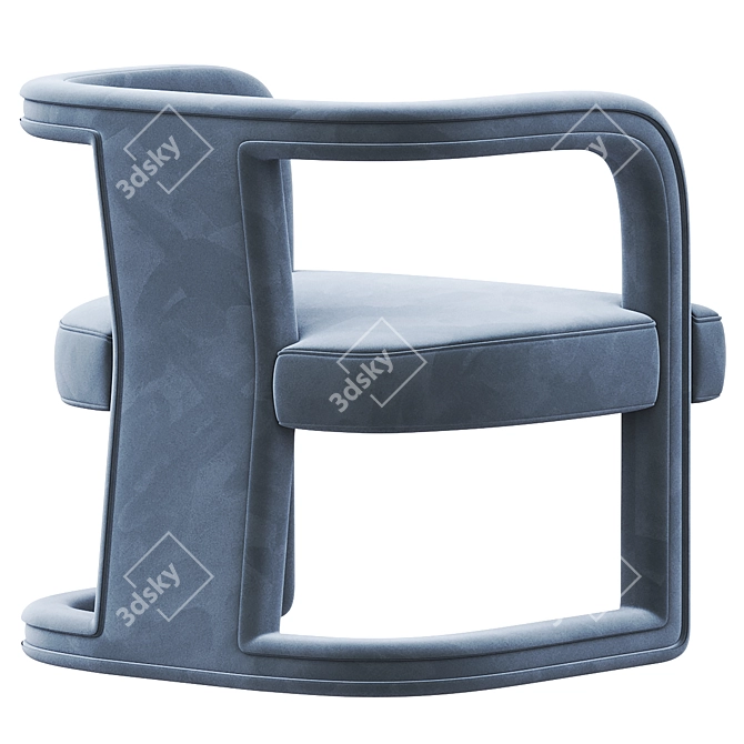 Modern Urban Rory Accent Chair 3D model image 4