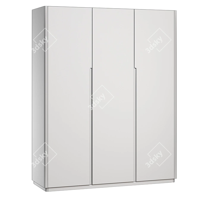 Twiggy Collection Wardrobes: 3 Sizes, 3 Colors 3D model image 6