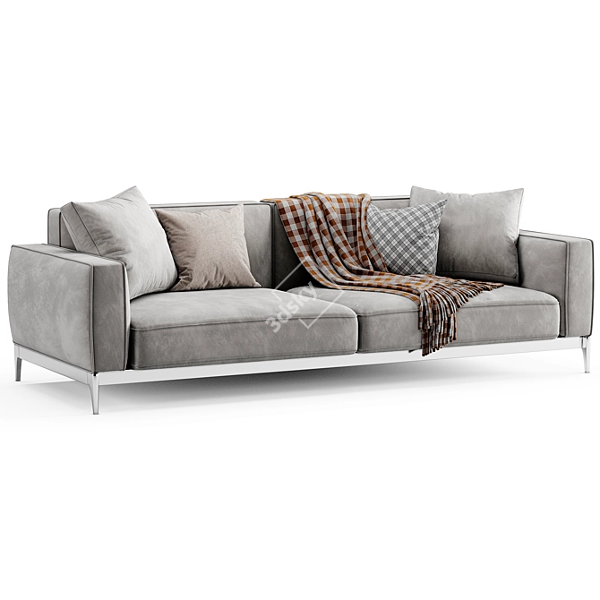 Sleek Flexform Romeo 3D Sofa 3D model image 3