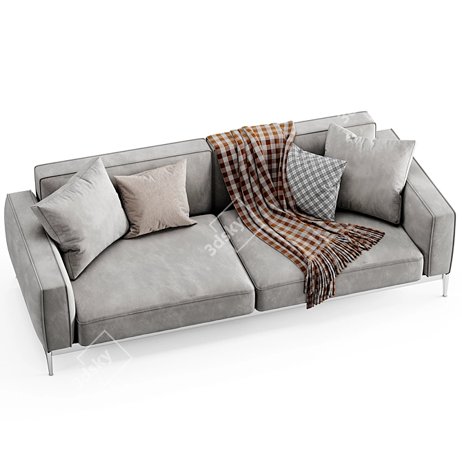 Sleek Flexform Romeo 3D Sofa 3D model image 5