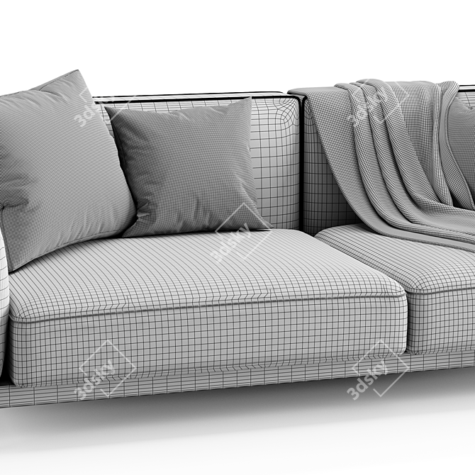 Sleek Flexform Romeo 3D Sofa 3D model image 6