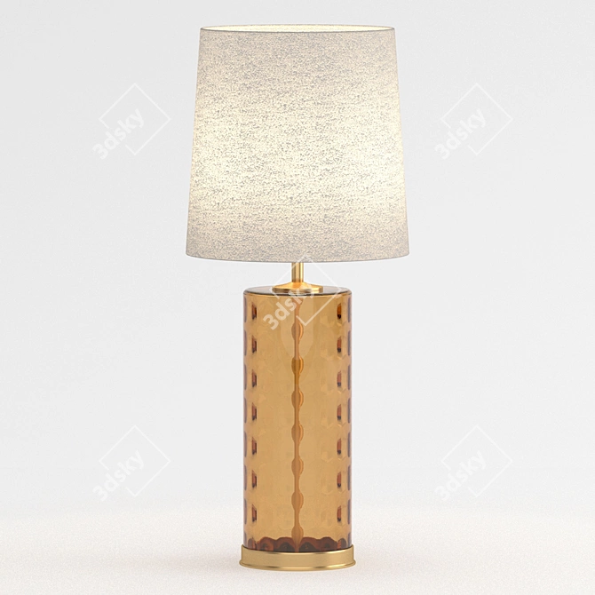 Elegant Halifax Table Lamp 3D model image 2