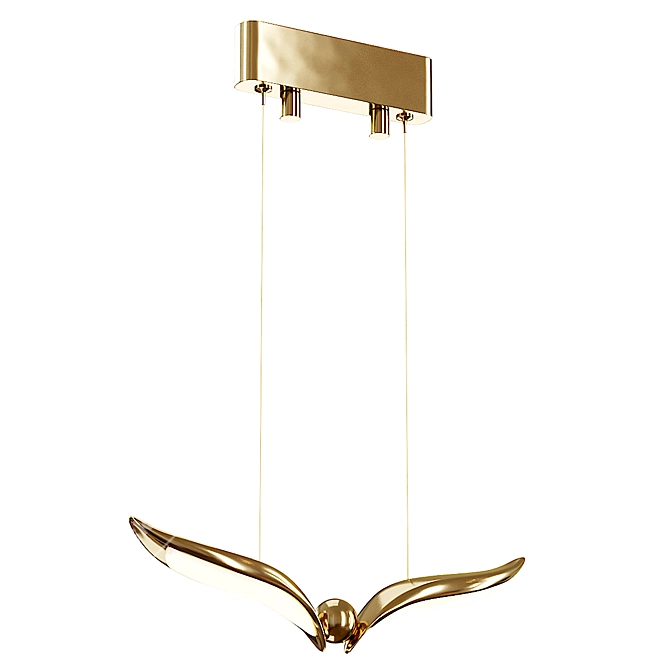 Luxury Pendant Light Model 3D model image 2