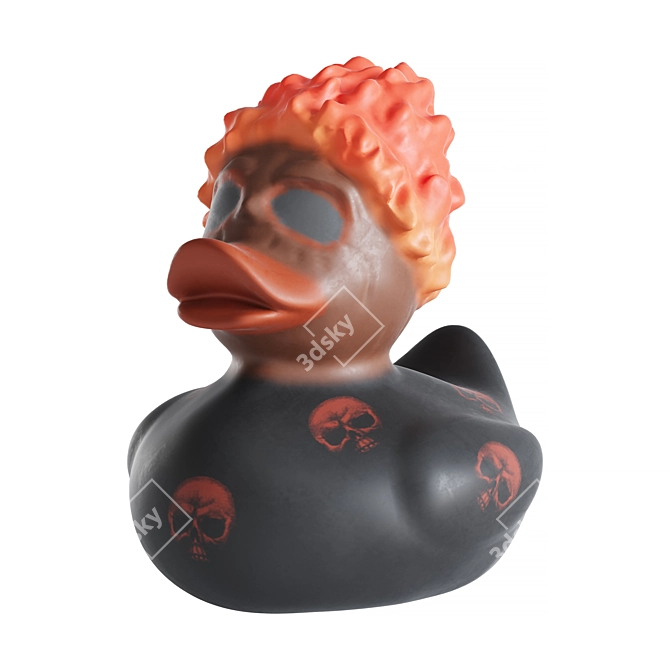 Funny Duck Fire Bath Toy 3D model image 1