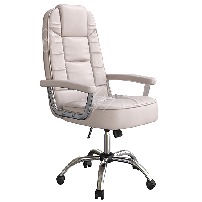 Realistic Executive Chair Model 3D model image 3