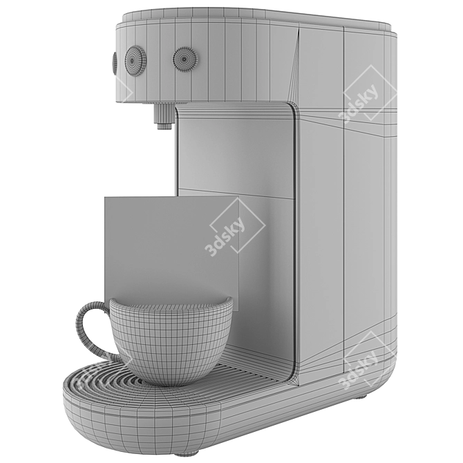 Kenwood Coffee Machine 3D Model 3D model image 7