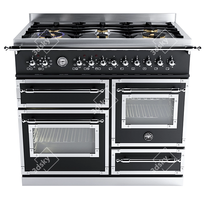 Bertazzoni Heritage Series Electric Cooker 3D model image 2