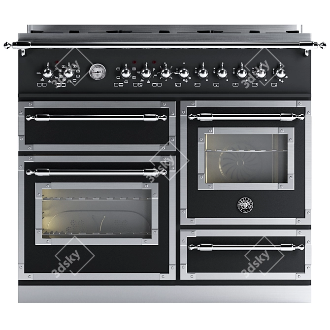 Bertazzoni Heritage Series Electric Cooker 3D model image 5