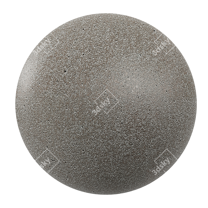 Textured Concrete Material Set 3D model image 1