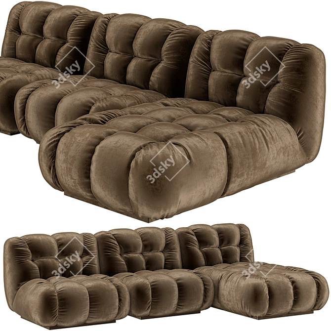 Mimo Design Group Nuvolone Modular Sofa 3D model image 4