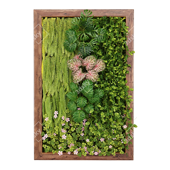  3D Indoor Vertical Garden Renders 3D model image 2