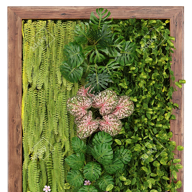  3D Indoor Vertical Garden Renders 3D model image 3